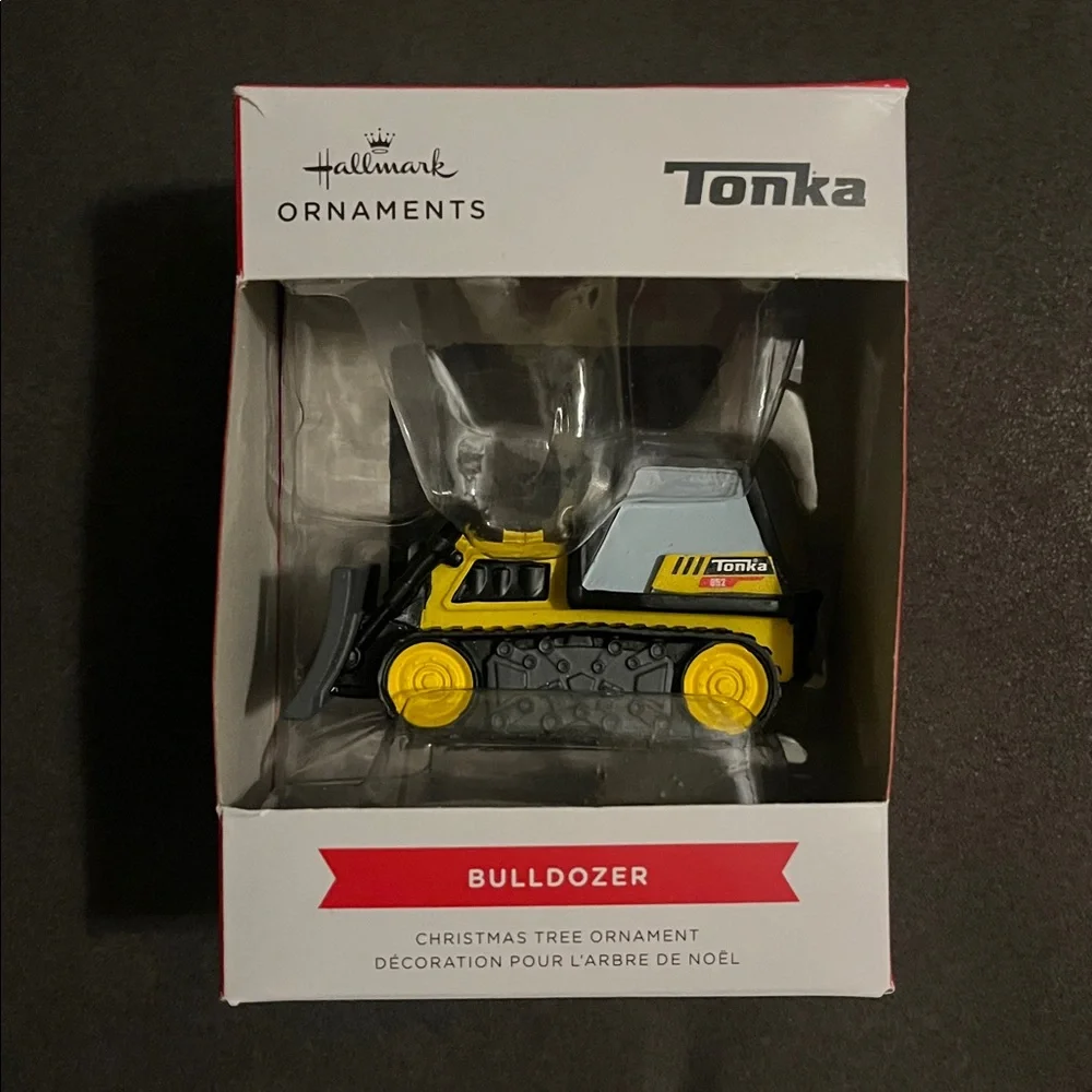 Hallmark TONKA BULLDOZER Truck 2025 Metal Christmas Tree Ornament, NEW, NIB